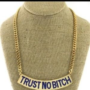 Rihanna inspired gold chain