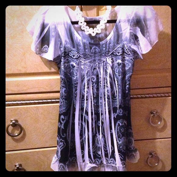 Black&White short dress