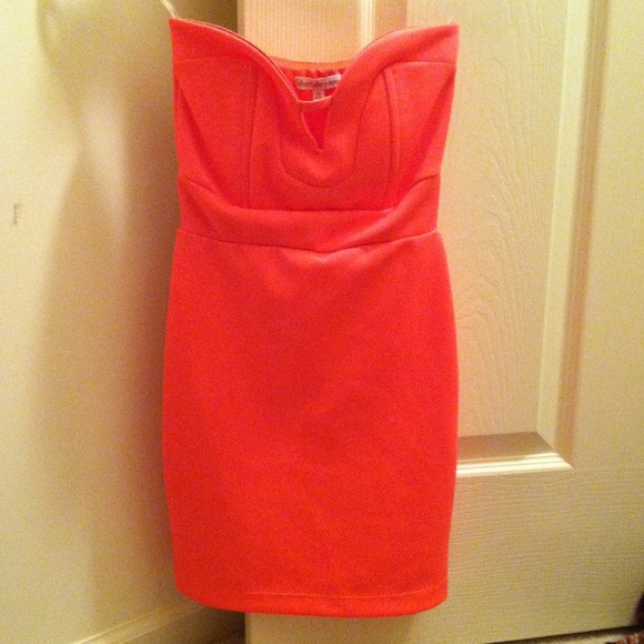 REDUCED! Neon red/orange dress!
