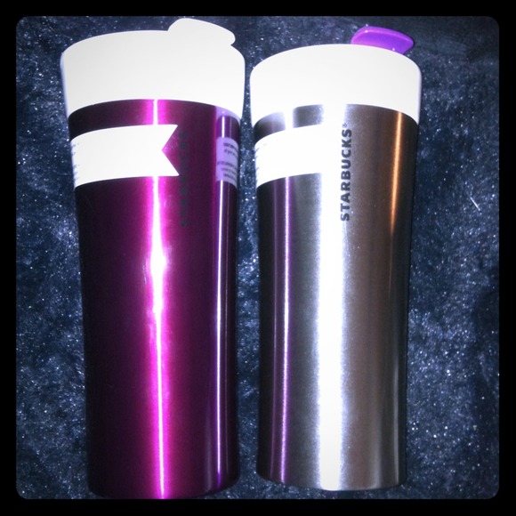 Starbucks stainless steel travel coffee cups