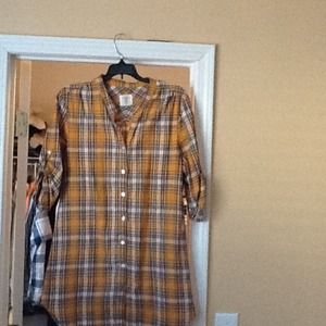 h&m Plaid dress/top