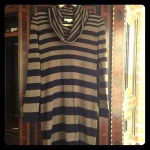 Ann Taylor Loft cowl neck dress