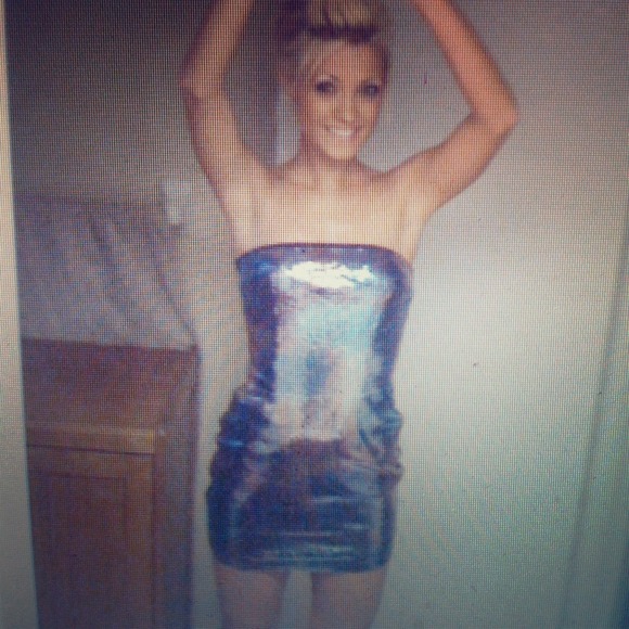 Shimmery dress cocktail