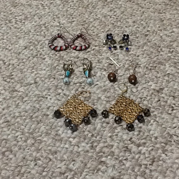 5 pairs of fabulous earrings
