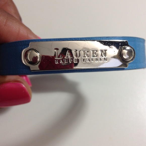 Ralph Lauren Jewelry - Baby Blue Lauren by Ralph Lauren leather bracelet