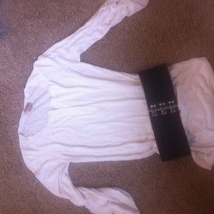 SOLD***Top w belt