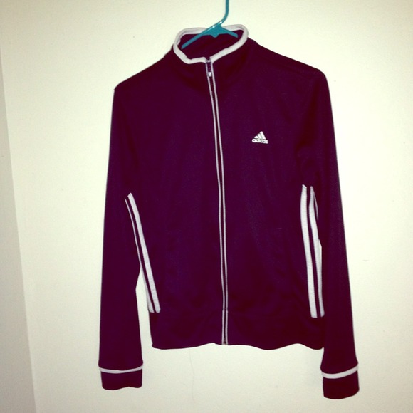 Adidas Tops - Adidas Navy Blue Lightweight Track Jacket
