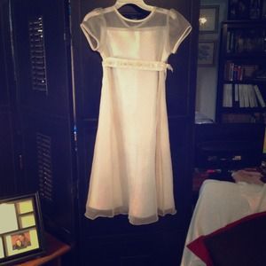 Off white formal dress.. For child.
