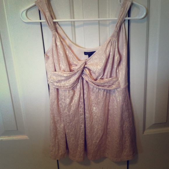 Gold shiny tank