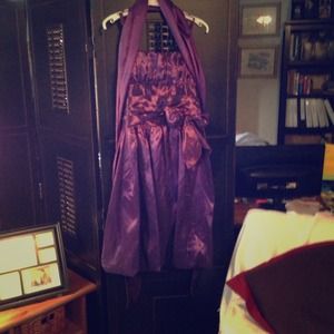 Purple formal dress for child..