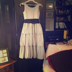 Black and grey formal dress for child..