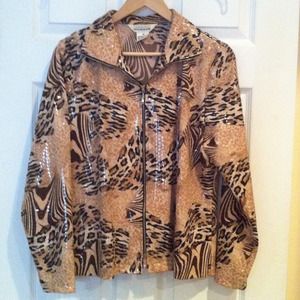 Animal print jacket