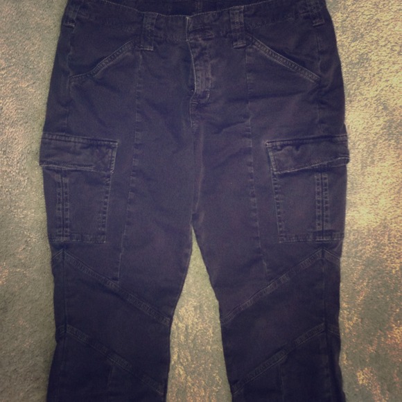 J.Crew stretch navy cargo pants