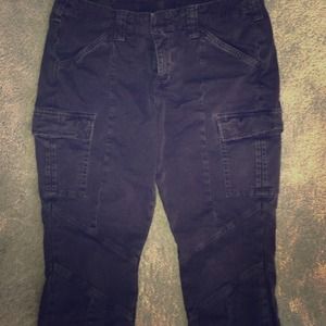 J.Crew stretch navy cargo pants