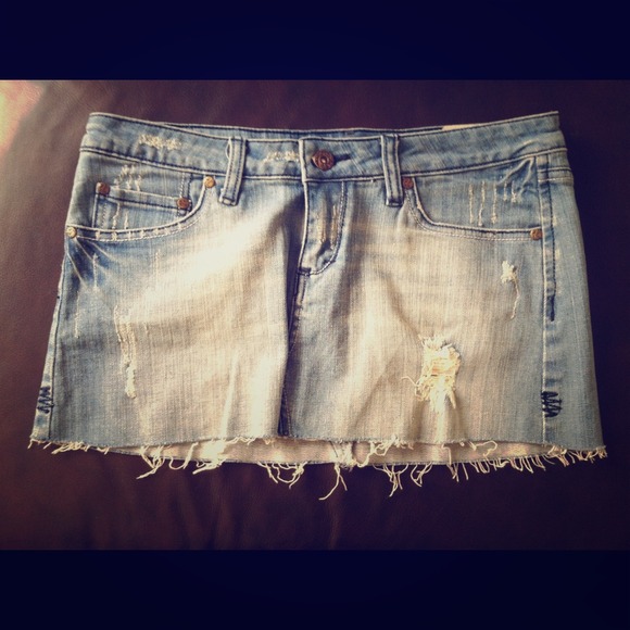 Vintage Denim Skirt