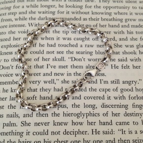 Sterling silver bracelet.