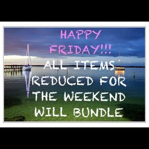 Lots of great items! Discounts this weekend!