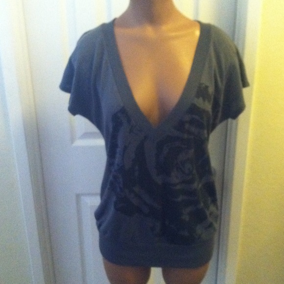 ❌SOLD! @1cuppycake Grey Top