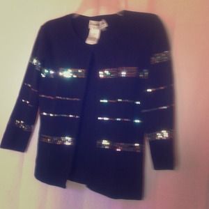 Fancy Black Cardigan