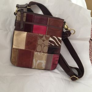 USED Coach patchwork crossbody