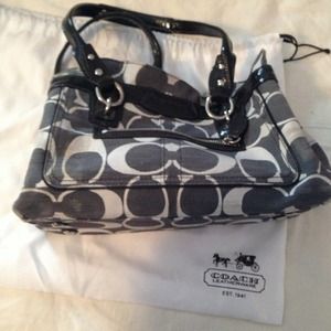 Navy coach monogram medium sized