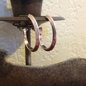 Silver Oval hoops