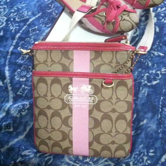 Authentic coach small over shoulder