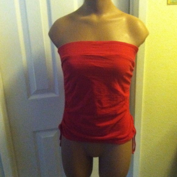 ❌SOLD! @jehan Red Tube Top