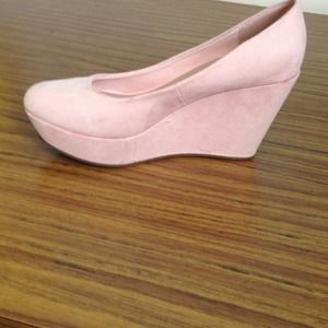 H&M Baby pink wedges
