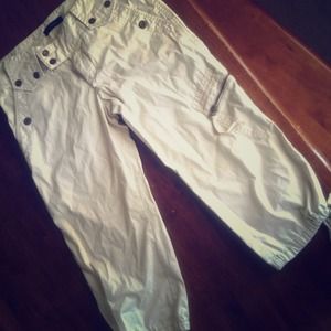 Express khaki capris