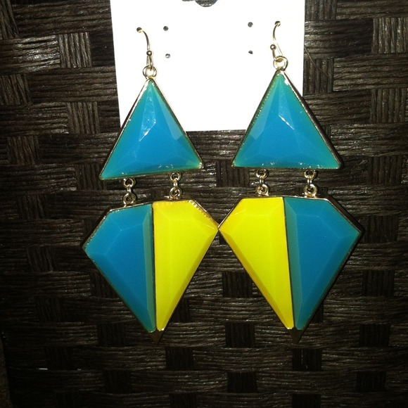 Blue Aztec Earrings