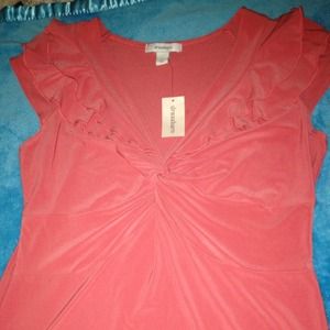 Dressbarn  ruffle top L
