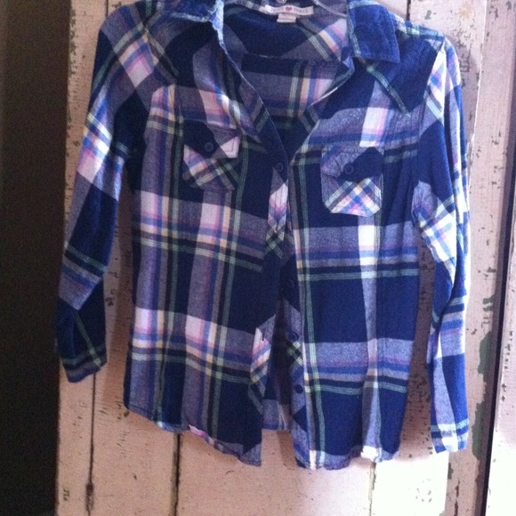 Plaid button up