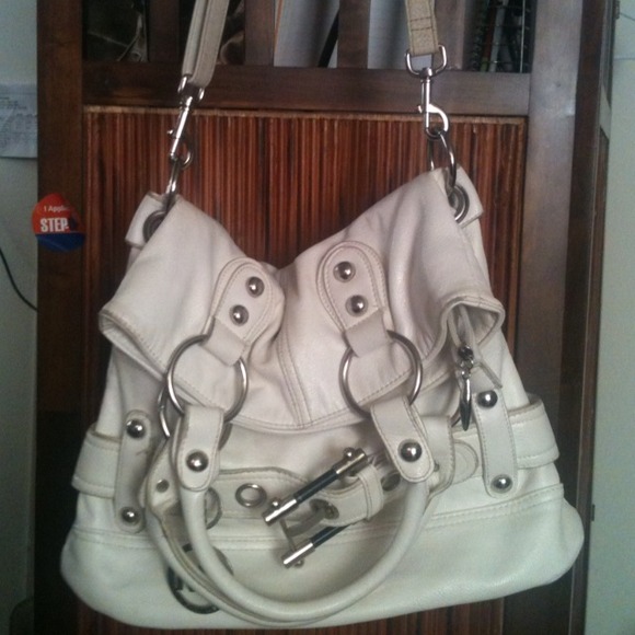 Shoulder/regular large white Michael Kore purse