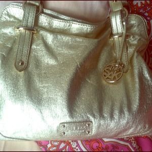 *RESERVED*The Sak Metallic Gold Shoulder Bag Braid
