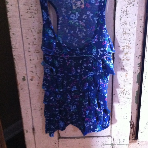 Blue tank
