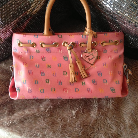 Pink colorful Dooney & Bourke
