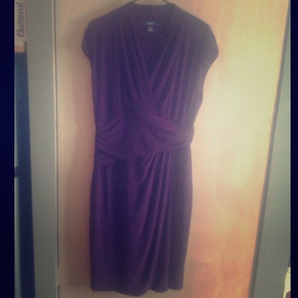 Beautiful plum colored dress.