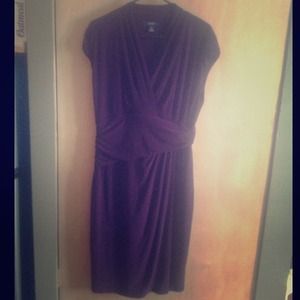 Beautiful plum colored dress.