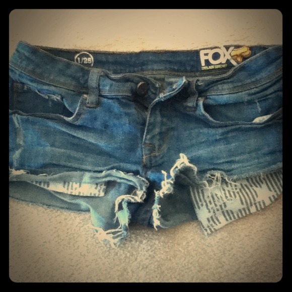 Fox jean shorts. Size 1/25 ***bundle RESERVED