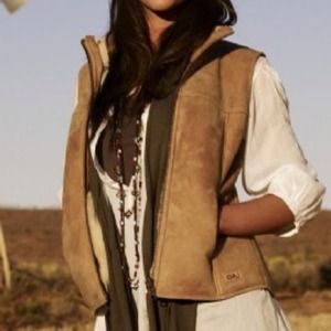 Emu Sheepskin Vest.  Gorgeous!! Brand New!!