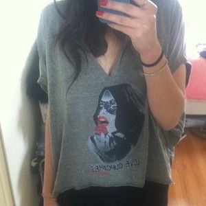 Oversized Grey High Low T-Shirt