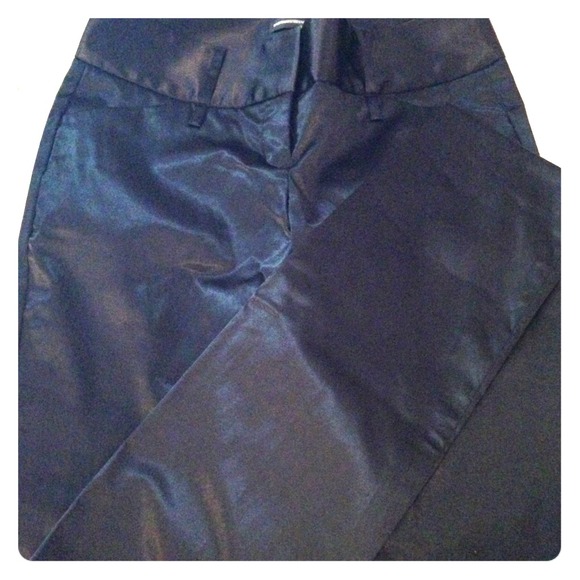 Express skinny satin dress pants