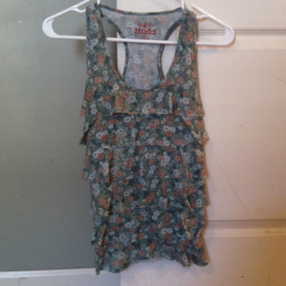 Floral tank top.