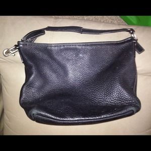 Authentic black coach purse
