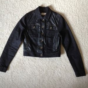 SOLD❗Denim + Leather Jacket