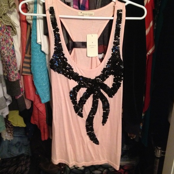 Pink with Black Bow