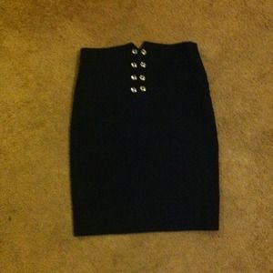 High waisted pencil skirt