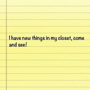 New things!!