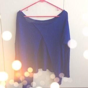 🚩Sold in bundle🚩Royal blue open back sweater